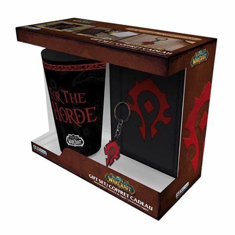 WORLD OF WARCRAFT - Box XXL glass + Keychain + Notebook "Horde" hinta ja tiedot | Pelien oheistuotteet | hobbyhall.fi