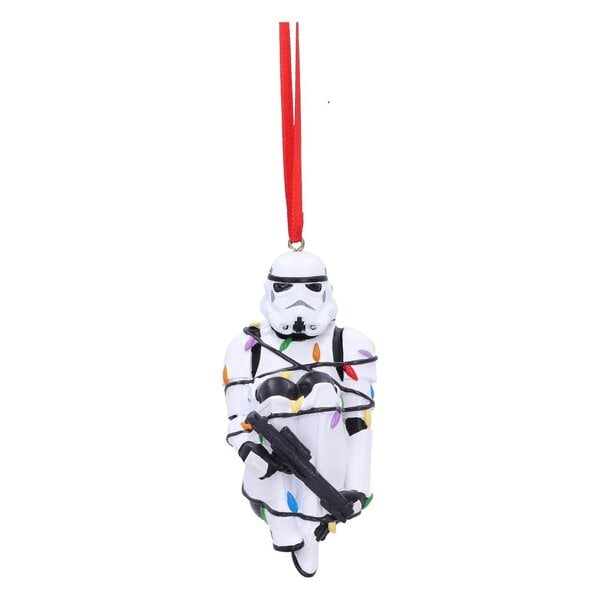 Star Wars Stormtrooper In Fairy Lights Hanging Ornament 9cm