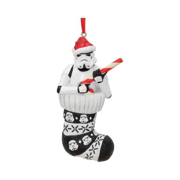 Star Wars Stormtrooper in Stocking Hanging Christmas Ornament 11.5cm