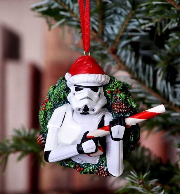 Star Wars Stormtrooper Wreath Hanging Christmas Ornament hinta ja tiedot | Pelien oheistuotteet | hobbyhall.fi