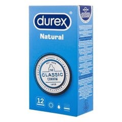 Kondomit Durex Natural Ø 5,6 cm hinta ja tiedot | Kondomit | hobbyhall.fi