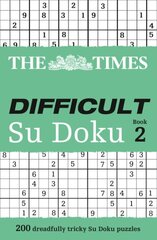 Times Difficult Su Doku Book 2: 200 Challenging Puzzles from the Times hinta ja tiedot | Terveys- ja ravitsemuskirjat | hobbyhall.fi