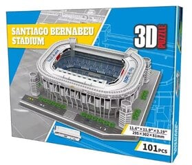 Puzzle 3D jalkapallostadion SANTIAGO BERNABEU hinta ja tiedot | Palapelit | hobbyhall.fi