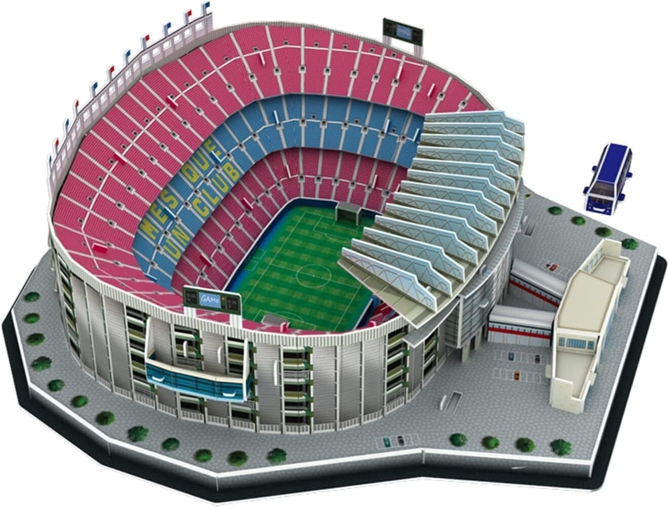 Palapeli 3D jalkapallostadion BARCELONA CAMP NOU hinta ja tiedot | Palapelit | hobbyhall.fi