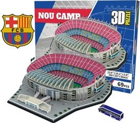 Palapeli 3D jalkapallostadion BARCELONA CAMP NOU hinta ja tiedot | Palapelit | hobbyhall.fi