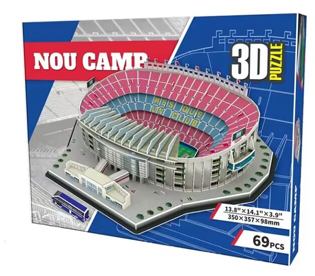 Palapeli 3D jalkapallostadion BARCELONA CAMP NOU hinta ja tiedot | Palapelit | hobbyhall.fi