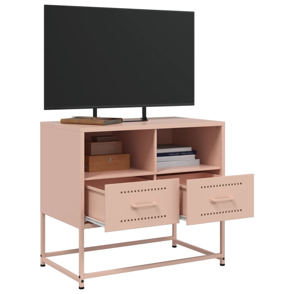 TV-taso pinkki 68x39x60,5 cm teräs hinta ja tiedot | TV-tasot | hobbyhall.fi