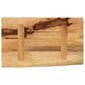 vidaXL Pöytälevy 50x30x2,5cm Natural Edge Raaka mangopuu hinta ja tiedot | Työtasot | hobbyhall.fi