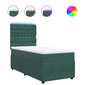 vidaXL Continental Bed patja Green Velvet 80x200 cm hinta ja tiedot | Sängyt | hobbyhall.fi