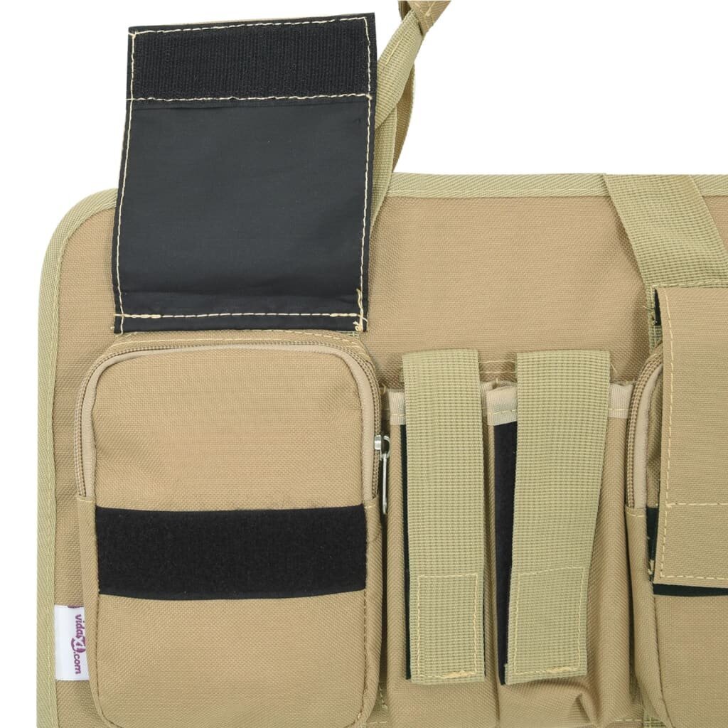 Pistoolilaukku khaki 40x24x10 cm Oxford kangas hinta ja tiedot | Kassakaapit | hobbyhall.fi