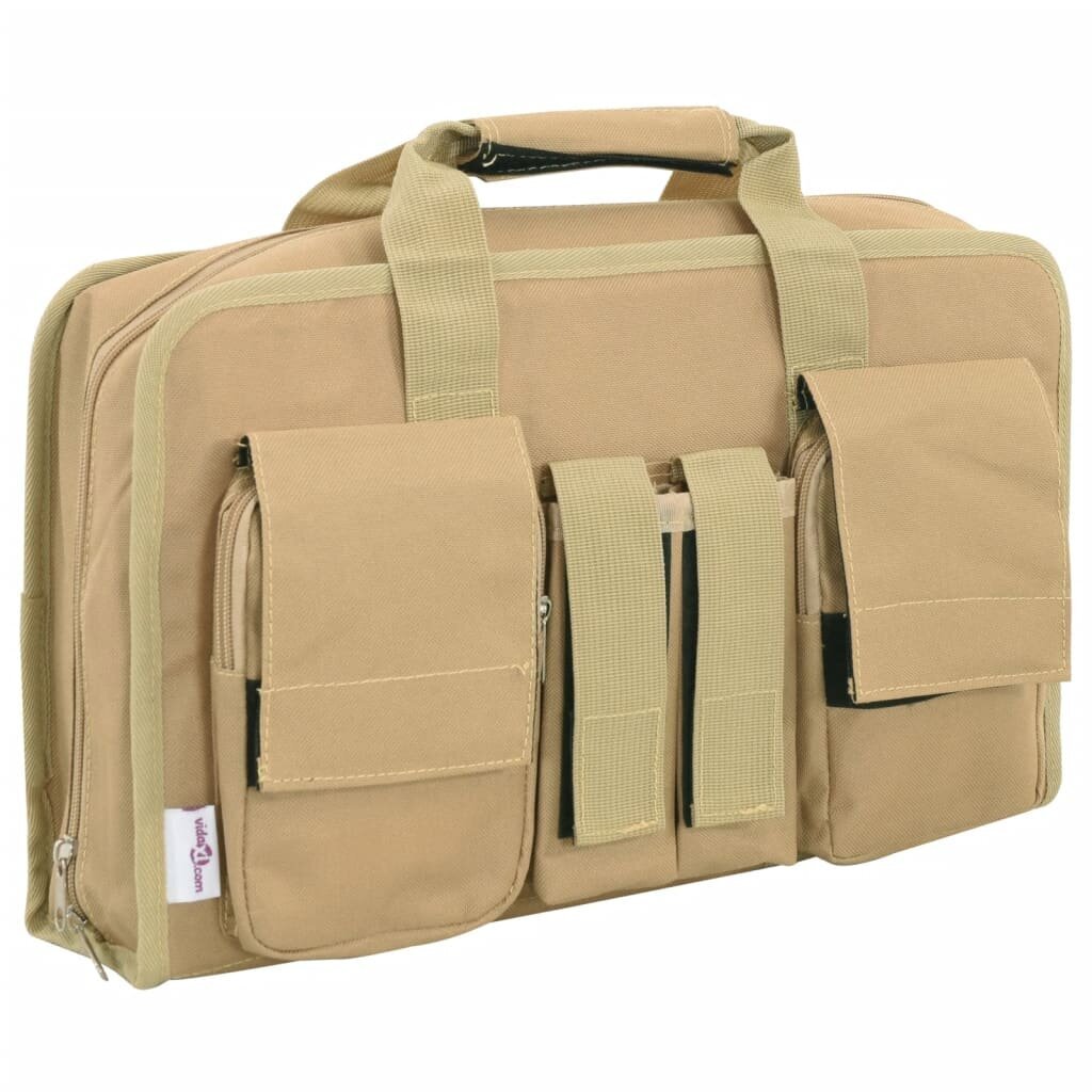 Pistoolilaukku khaki 40x24x10 cm Oxford kangas hinta ja tiedot | Kassakaapit | hobbyhall.fi