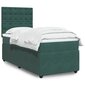 vidaXL Continental Bed patja Green Velvet 80x200 cm hinta ja tiedot | Sängyt | hobbyhall.fi