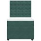 vidaXL Continental Bed patja Green Velvet 80x200 cm hinta ja tiedot | Sängyt | hobbyhall.fi