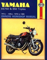 Yamaha XS750 & 850 Triples (76 - 85) Haynes Repair Manual Revised edition hinta ja tiedot | Matkakirjat ja matkaoppaat | hobbyhall.fi