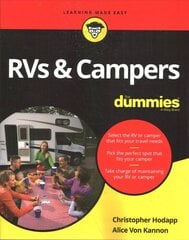 RVs & Campers For Dummies hinta ja tiedot | Matkakirjat ja matkaoppaat | hobbyhall.fi