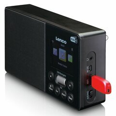 Lenco PIR-510BK Matkaradio, musta hinta ja tiedot | Radiopuhelimet | hobbyhall.fi