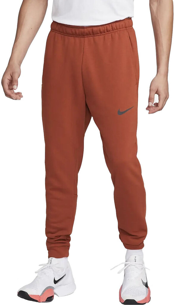 Nike Housut Miehille M Nk Df Pnt Taper Rubbed Orange CZ6379 832 CZ6379 832/XL hinta ja tiedot | Miesten puserot ja hupparit | hobbyhall.fi