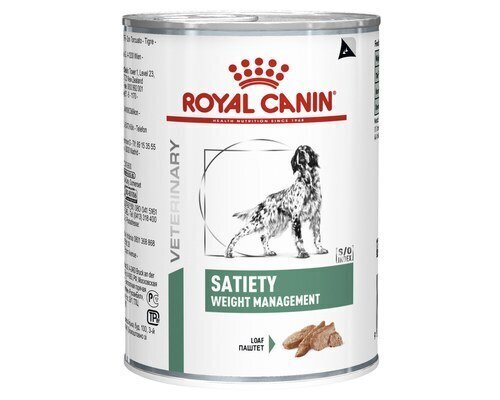 Royal Canin Dog Satiety Weight Management aikuisille koirille, 12x410 g hinta ja tiedot | Koiran märkäruoka | hobbyhall.fi