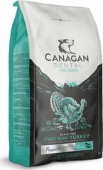 Canagan Dental-Free Run Turkey, kalkkunaa, 6 kg hinta ja tiedot | Koiran kuivaruoka | hobbyhall.fi