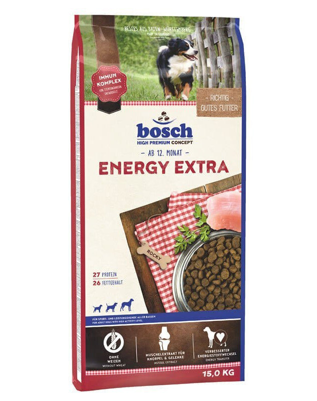 Bosch Energy Extra, siipikarjaa, 30 kg hinta ja tiedot | Koiran kuivaruoka | hobbyhall.fi