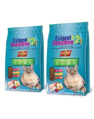 Vitapol Sensitive and Exigent 2in1 nirsoille kissoille, 2x10 kg hinta ja tiedot | Kissan kuivaruoka | hobbyhall.fi