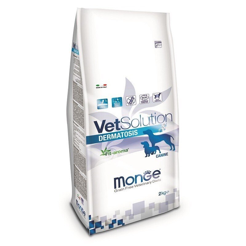 Monge Vet Solution Dog Dermatosis, lohta, 12 kg hinta ja tiedot | Koiran kuivaruoka | hobbyhall.fi