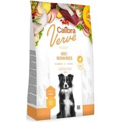 Calibra Dog Verve GF Adult Medium Chicken&Duck, siipikarjaa, 12 kg hinta ja tiedot | Koiran kuivaruoka | hobbyhall.fi