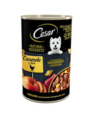 Cesar, kanaa, porkkanaa, pastaa ja omenoita, 24x400g hinta ja tiedot | Koiran märkäruoka | hobbyhall.fi