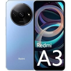 Xiaomi Redmi A3 4/128GB Star Blue hinta ja tiedot | Matkapuhelimet | hobbyhall.fi