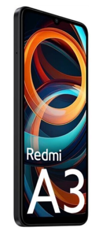 Xiaomi Redmi A3 4/128GB Midnight Black hinta ja tiedot | Matkapuhelimet | hobbyhall.fi