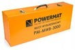 Iskuvasara Powermat PM-MWB-3000, 3000W 45J hinta ja tiedot | Iskuporakoneet | hobbyhall.fi