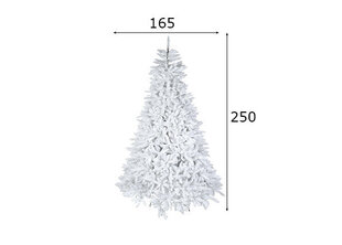 Koristeellinen joulukuusi valkoinen 165x250cm Calgary 608-38 hinta ja tiedot | Joulukuuset ja kranssit | hobbyhall.fi