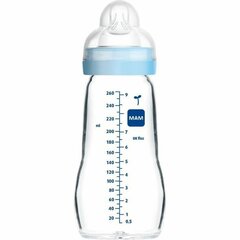 Tuttipullo Mam sininen 260 ml hinta ja tiedot | Tuttipullot ja tarvikkeet | hobbyhall.fi