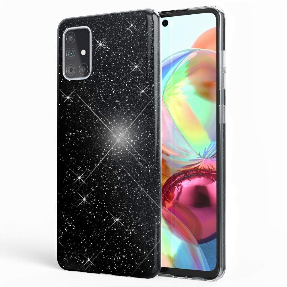 Nalia Kotelo Samsung A51 - Suojaus Sparkle, Brokadi Musta hinta ja tiedot | Puhelimen kuoret ja kotelot | hobbyhall.fi