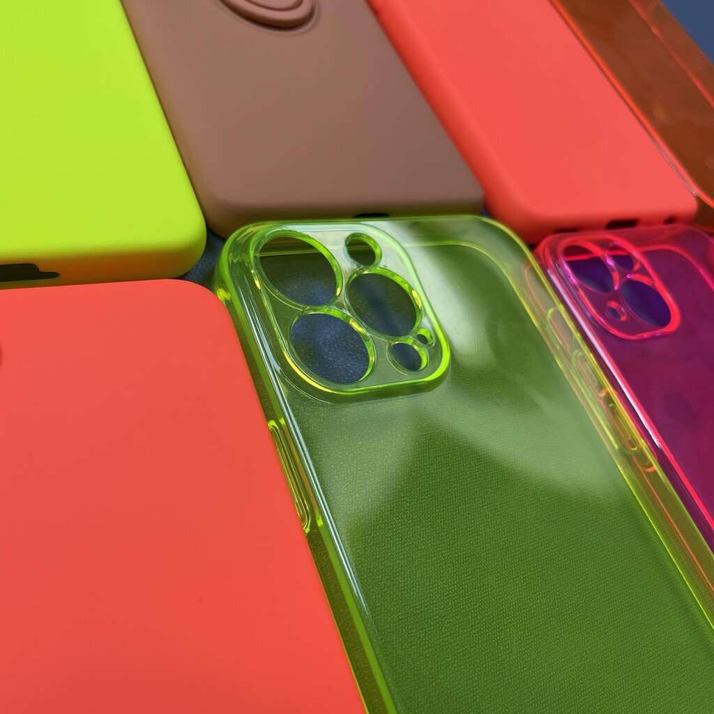 Sarja 10 Neon Phone Cases - Sekoitus Tuotemerkkejä Ja Malleja hinta ja tiedot | Puhelimen kuoret ja kotelot | hobbyhall.fi