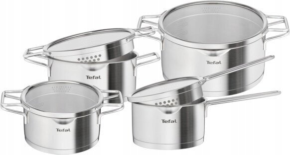 Tefal Nordica Pot Set 8 kpl hinta ja tiedot | Kattilat ja painekattilat | hobbyhall.fi