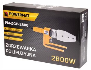 Muoviputkien hitsauskone Powermat PM-ZGP-2800, 2800W, 16-63mm hinta ja tiedot | Hitsauslaitteet | hobbyhall.fi