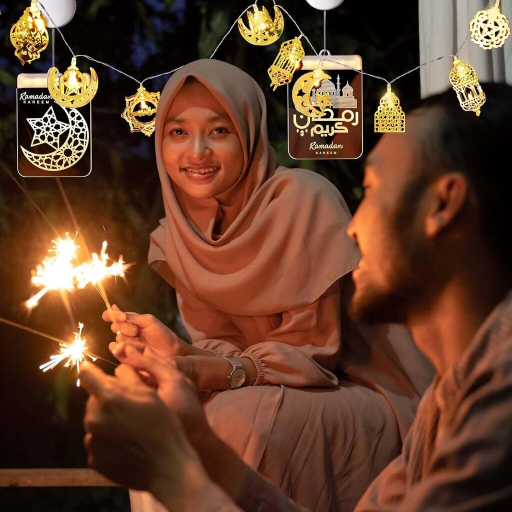 Weewooday Light Koristeet Ramadan Eid, Ihanteellinen Sisätiloihin Ja Puutarhoihin hinta ja tiedot | Joulukoristeet | hobbyhall.fi