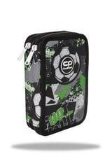 CoolPack kaksilokeroinen kynäkotelo Lets Gol -varusteilla pojalle pallon kanssa hinta ja tiedot | Koulureput ja -laukut | hobbyhall.fi