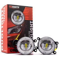 EinParts DL24 Päiväajovalot LED DRL Sumuvalot 6000K 12/24V Citroen, Dacia, Nissan, Opel, Fiat, Peugeot, Renault, Ford, Honda, Suzuki, Mitsubishi hinta ja tiedot | Ajovalot | hobbyhall.fi