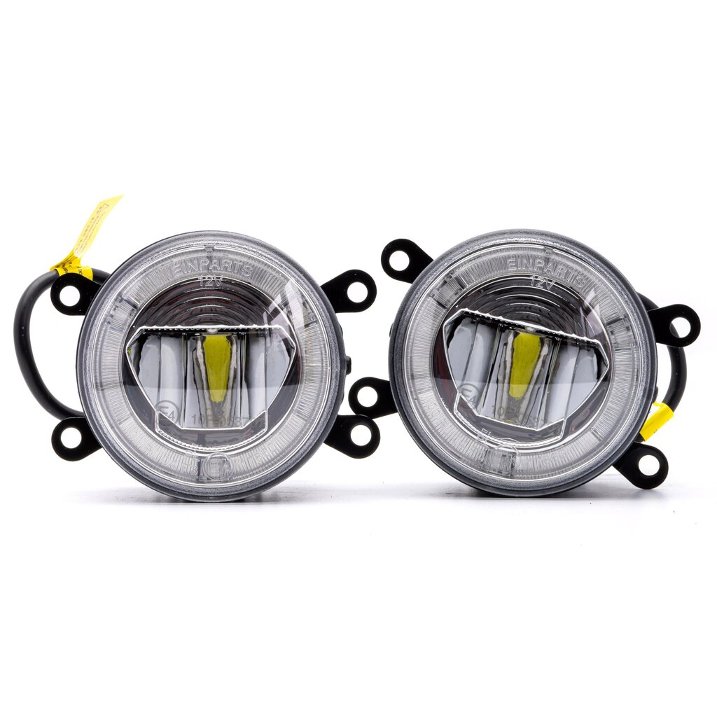 EinParts DL24 Päiväajovalot LED DRL Sumuvalot 6000K 12/24V Citroen, Dacia, Nissan, Opel, Fiat, Peugeot, Renault, Ford, Honda, Suzuki, Mitsubishi hinta ja tiedot | Ajovalot | hobbyhall.fi