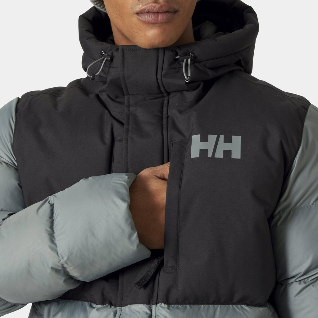 Helly Hansen miesten talvitakki ACTIVE, harmaa-musta hinta ja tiedot | Miesten ulkoilutakit | hobbyhall.fi