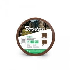 Bradas Garden Screen Fence Strip -nauha, 4,75 cm x 35 m, ruskea hinta ja tiedot | Aidat ja tarvikkeet | hobbyhall.fi