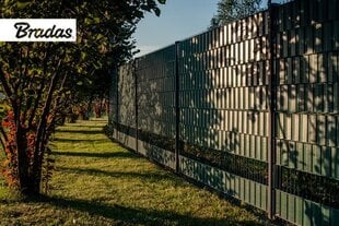 Bradas Garden Screen Fence Strip -nauha, 4,75 cm x 35 m, ruskea hinta ja tiedot | Aidat ja tarvikkeet | hobbyhall.fi