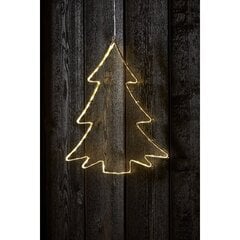 LED ulkovalo siluetti joulukuusi valkoinen 3,96W 45x50cm Lumiwall 804-13 hinta ja tiedot | Jouluvalot | hobbyhall.fi