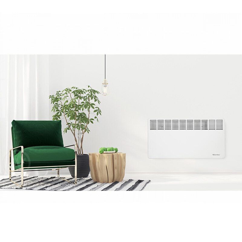 Konvektiolämmitin 84 x 43,5 x 8 cm WARMTEC EWE+ 2000 Wi-Fi, 2000 W, valkoinen hinta ja tiedot | Lämmittimet | hobbyhall.fi