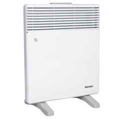 Konvektiolämmitin 89 x 45 x 8 cm WARMTEC EWX-2500, termostaatti, 2500 W, valkoinen hinta ja tiedot | Lämmittimet | hobbyhall.fi