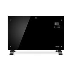 Koristeellinen konvektiolämmitin 65 x 47 x 8 cm WARMTEC EGW 1500 W Wi-Fi-ohjaustoiminnolla, musta hinta ja tiedot | Lämmittimet | hobbyhall.fi