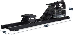 Soutuergometri TUNTURI Fluid Rower Neon Plus Black hinta ja tiedot | Soutulaitteet | hobbyhall.fi