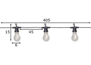 Lamppusarja musta 10LED 1,80W Circus Filament 476-75 hinta ja tiedot | Jouluvalot | hobbyhall.fi